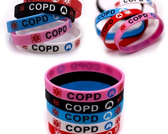 copd awareness bracelets