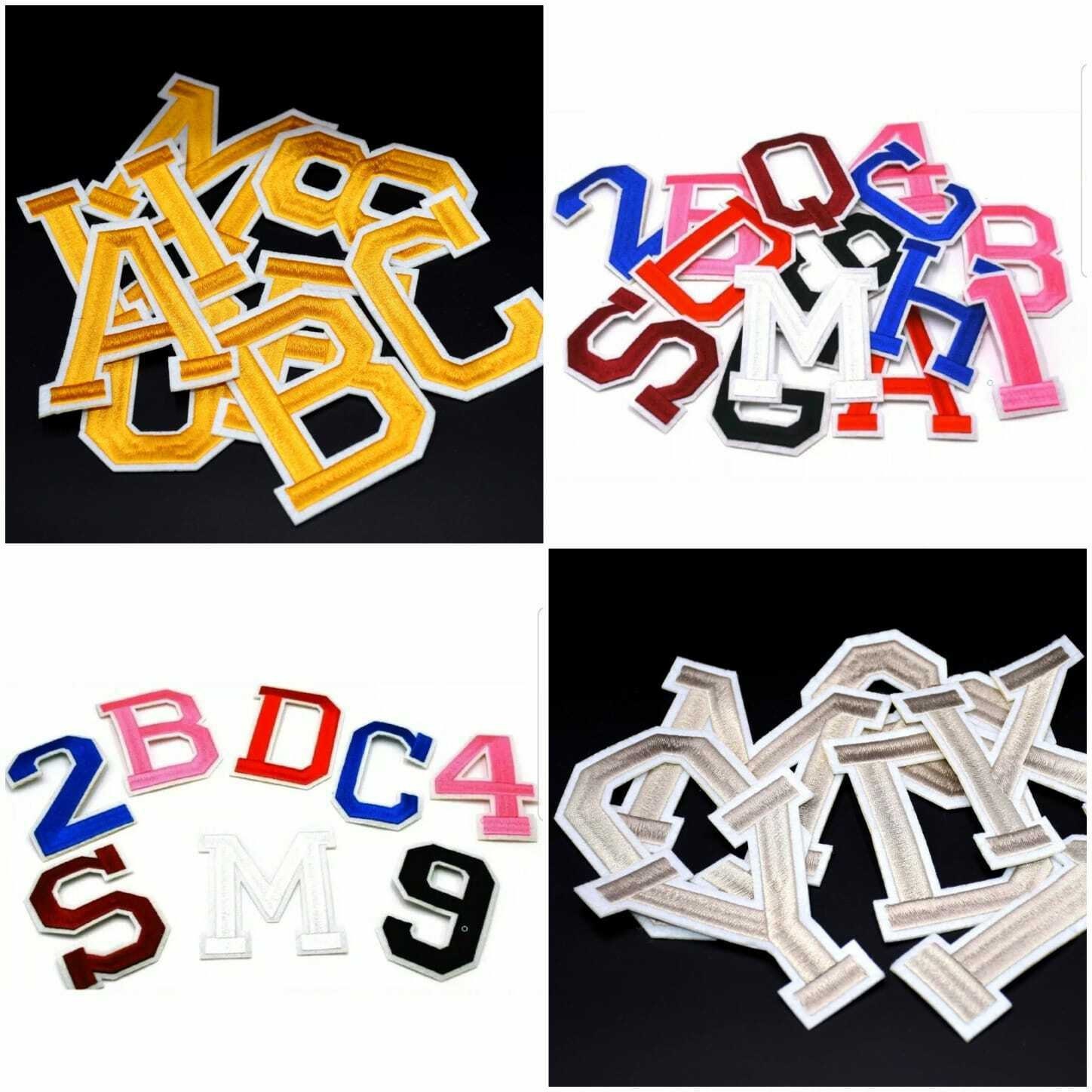Letter Number Chenille Patch Synonymes Embroidery Patch Synonym Alphabat  Notions Iron On Backing From Oylabel, $10.13