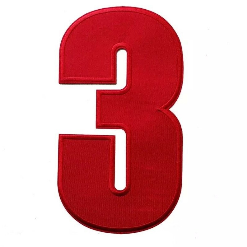 22cm Extra Large Number Patch Patches Iron on / Sew Alphabet Etsy UK