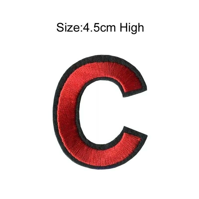 72 PCS Red Iron On Letters Numbers Patches Letters a-Z Hat Embroidered  Patches Clothes – the best products in the Joom Geek online store