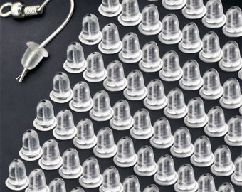 Silikon Ohrring Verschlüsse Gummistopper Aufzählungszeichen Verschlüsse Weiche Stopper Schmuck Zubehör
