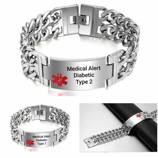 Diabetic Bracelet - Etsy UK