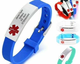 Medical Id Bracelet - Etsy