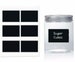 Chalkboard Blackboard Chalk Board Stickers Craft Kitchen Jar Labels Tags Black 