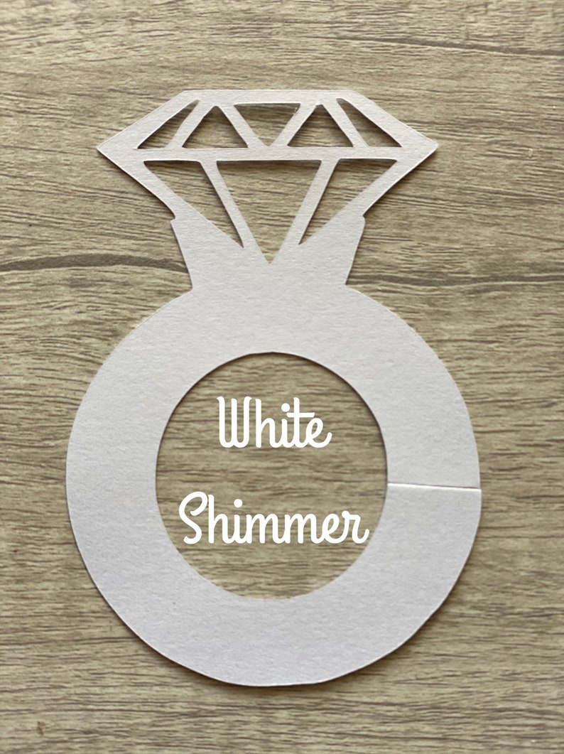 Diamond Ring Drink Tags set of 20 Bridal Shower Drink Tags Wine Glass Drink Tags Gold image 4