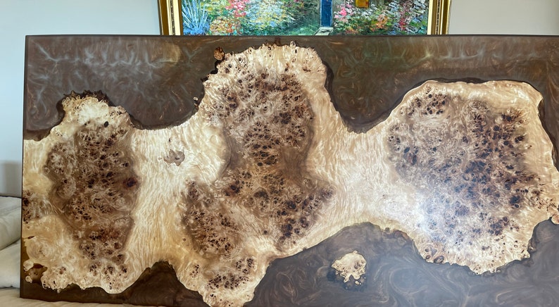 Mappa Burl Wall Art. image 1