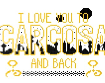 I Love You to Carcosa and Back- Cross Stitch Pattern