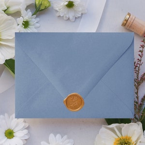 New Blue Euro Flap Envelopes - 25 Envelopes - Choose from A1 Blue Envelopes, A2 Blue Envelopes, A6 Blue Envelopes, A7 Blue Envelopes
