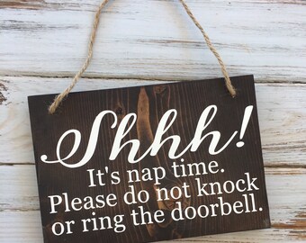 Nap time sign | Etsy