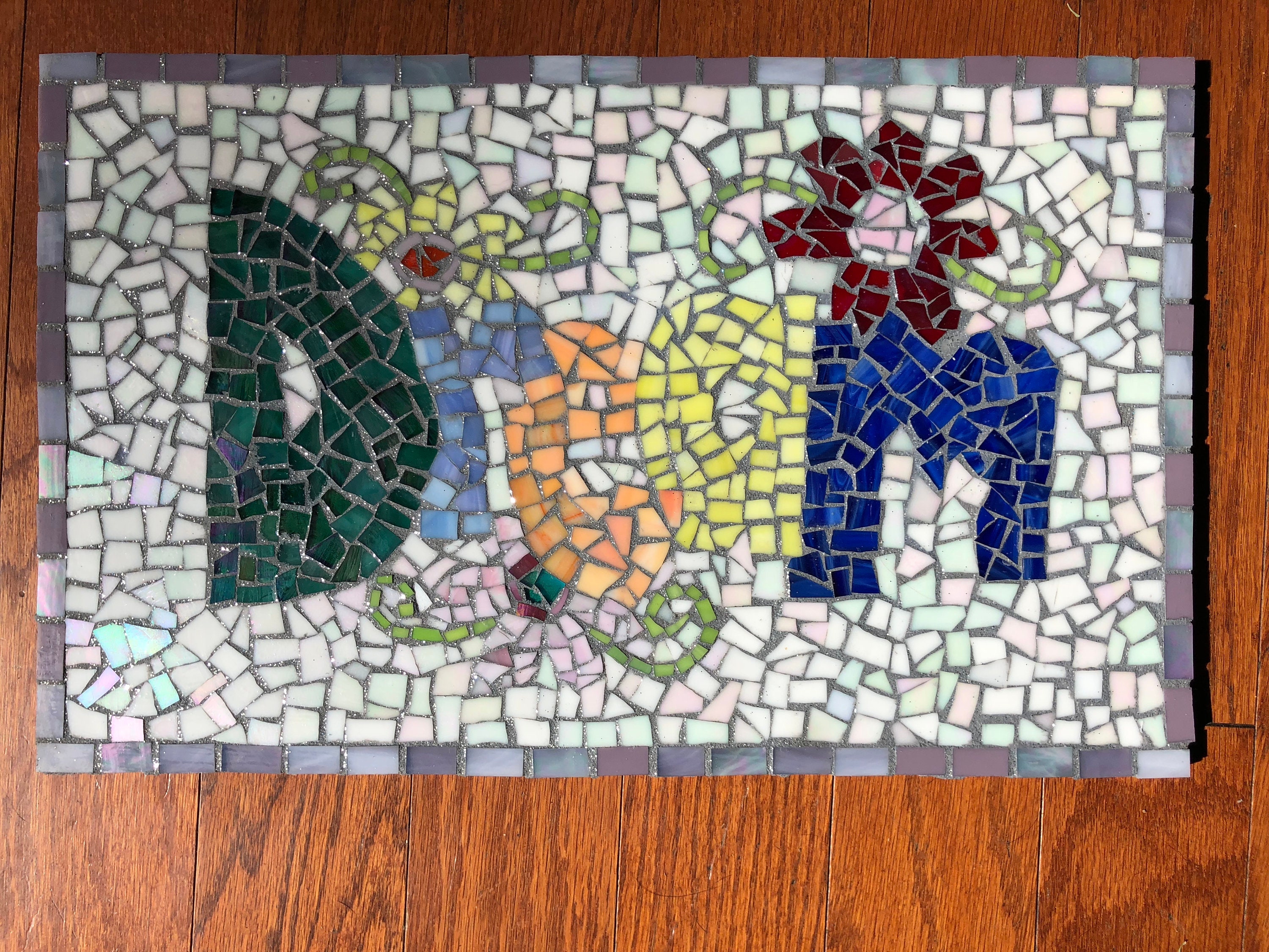 Mosaic Word Sign Mosaic Name Dream Etsy