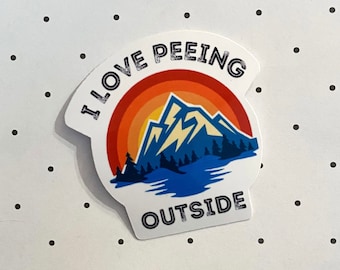 Free Shipping | Water Resistant Sticker | Camping Sticker | Tumbler Sticker | Outdoors | Camp | Tent | Mountains | Hydro Sticker | Yeti