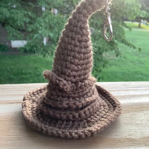Sorting hat key chain or backpack charm