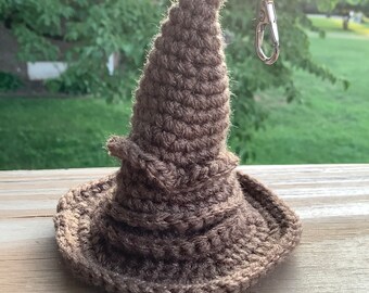 Sorting hat key chain or backpack charm