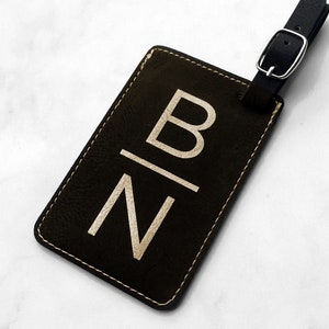 Custom Luggage Tag, Engraved Luggage Tag, Leather Tag, Monogram Suitcase Tag, Diaper Bag Tag, Backpack Tag, ID Bag Tag, Golf Bag Tag