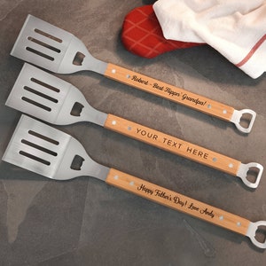 You Name It! 4-Piece Personalized BBQ Utensil Set