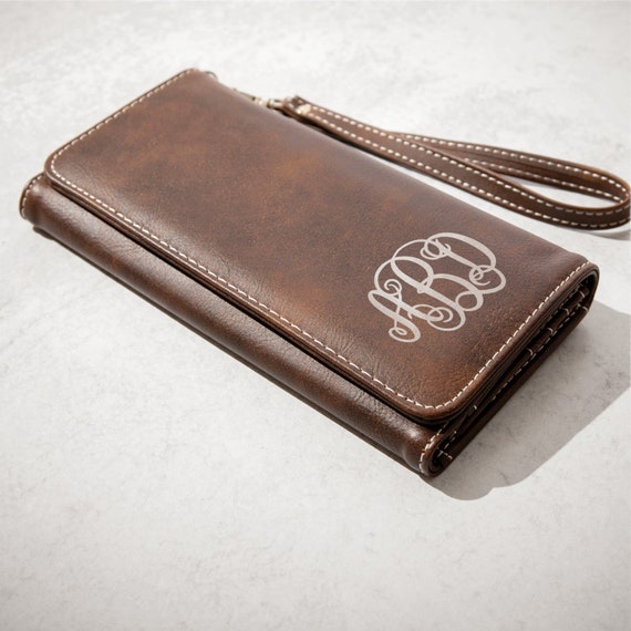 Monogrammed Small Leather Wallet for Women - Make Your Own Small