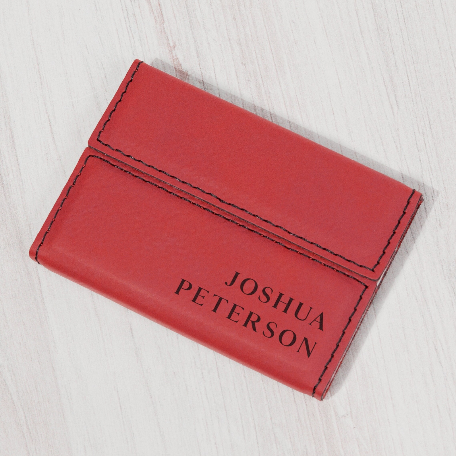 Custom Engraved Business Card Case Personalized Business Card Etsy