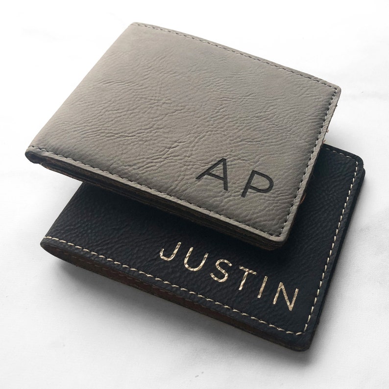 Monogrammed Bifold Wallet