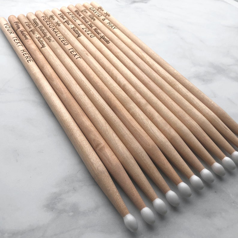 Personalized Drum Sticks.