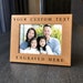 Personalized Frame, Custom Engraved Wood Picture Frame, Gift For Family, Wedding Frame, Walnut Newlywed Gift, 4x6, 5x7, Custom Wood Frame 