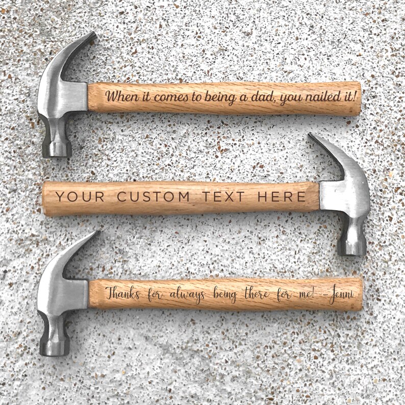 personalized hammer for father's day