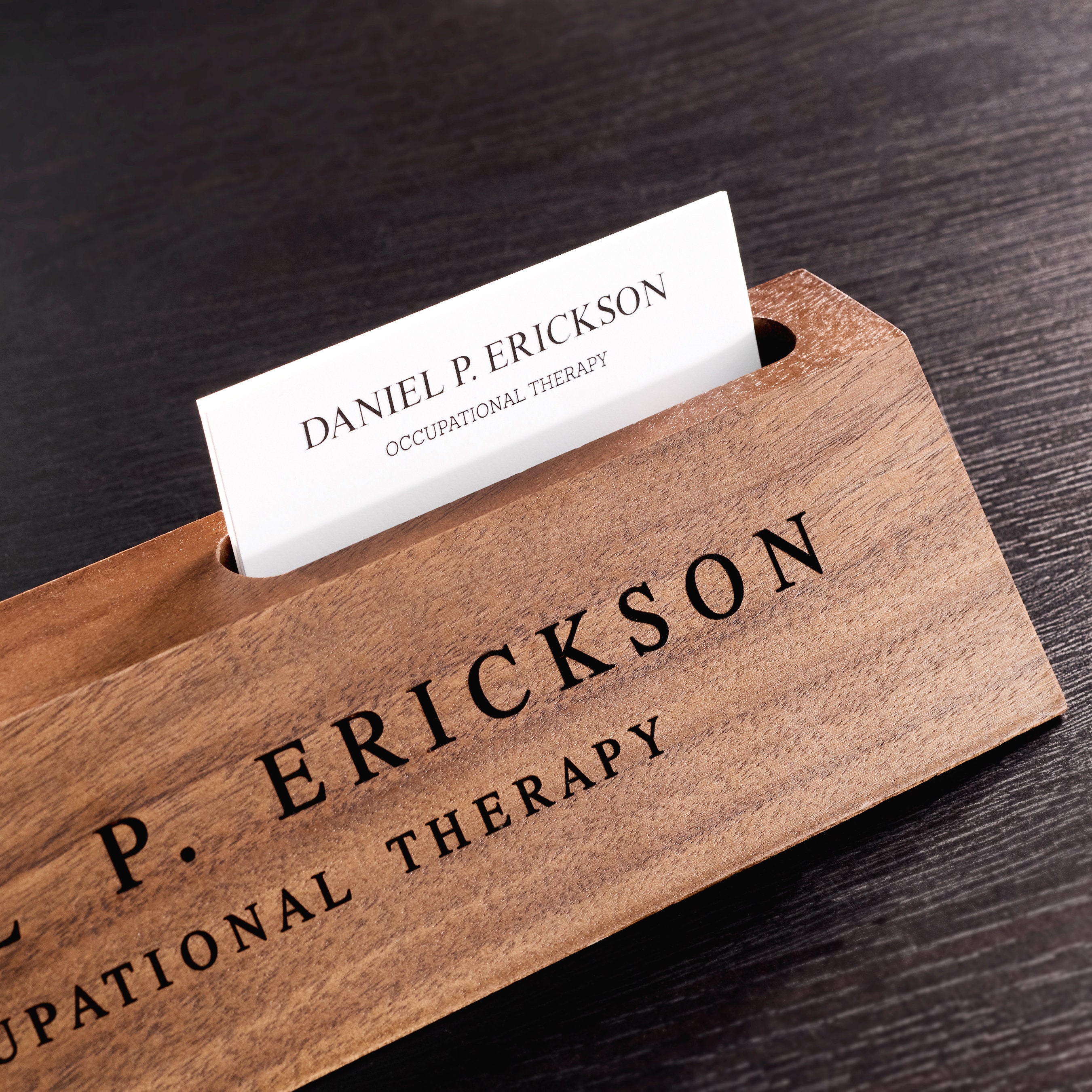 Desk Name Plate Custom Name Sign Personalized Wood Desk Etsy