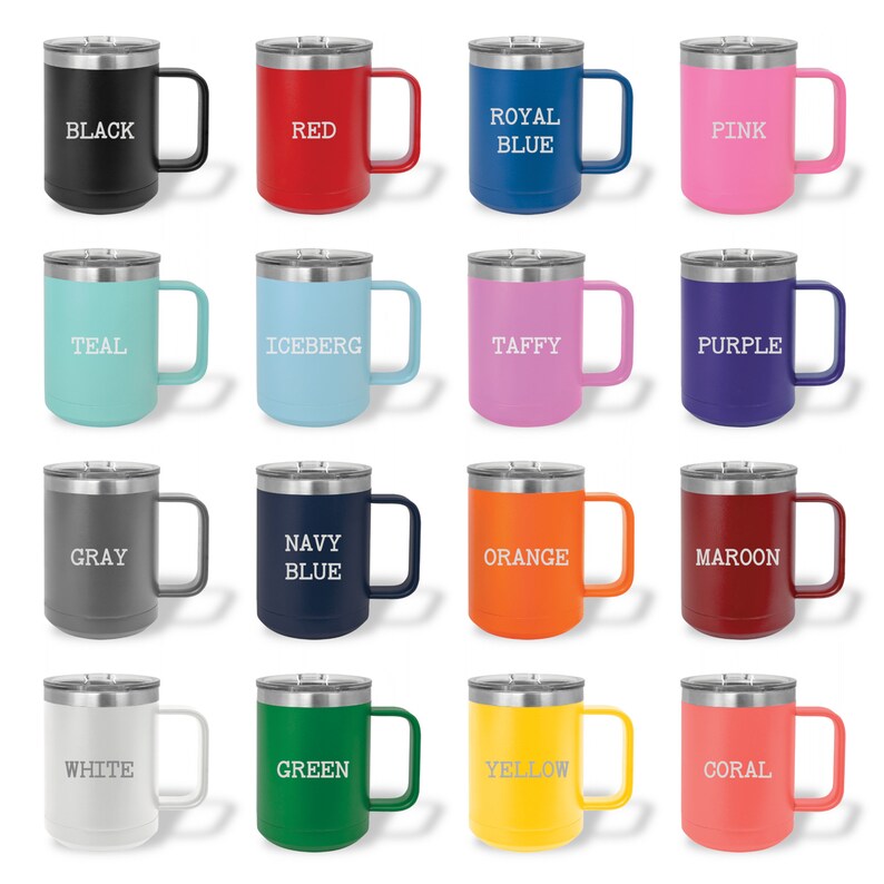 Engraved Tumbler Mug Custom Personalized Mug With Handle Etsy