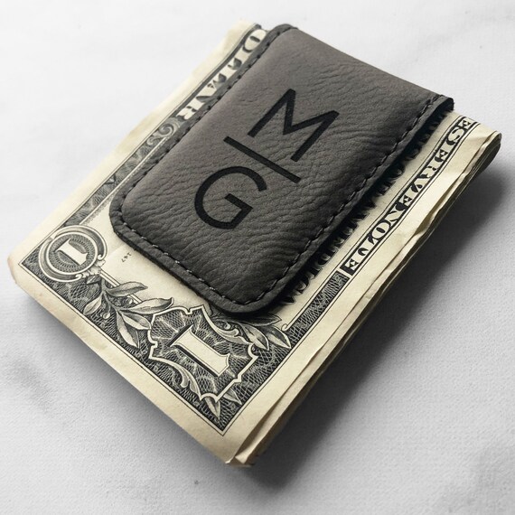 Leather Money Clip Mens Money Clip Money Clips For Men Etsy