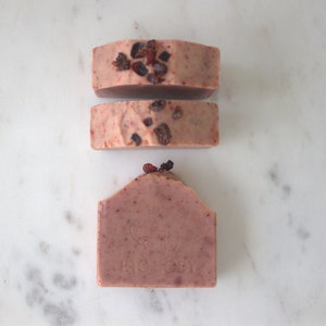 Wild Rosehip & Honey Soap Handmade Australian Artisan Soap Bar Zero Waste image 1