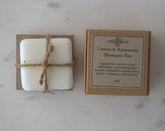 Concentrated Shampoo Bar | Plastic-Free, Water-Free & Palm Oil Free Shampoo | Zero Waste Shampoo Bar | Handmade Australian Shampoo Bar