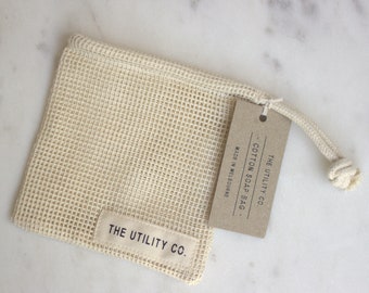 Cotton Soap Bag | 100% Cotton Soap Saver | Handmade in Melbourne