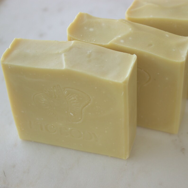 Lemongrass Soap Handmade & Natural Soap Australian Made Vegan Soap Essential Oil Zero Waste Soap image 3