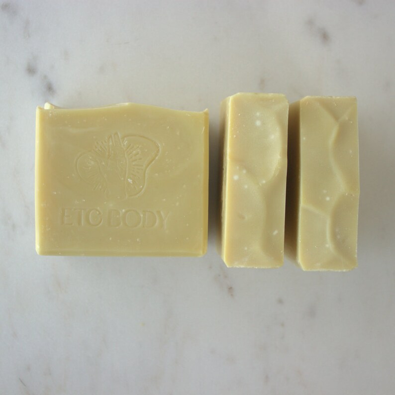 Lemongrass Soap Handmade & Natural Soap Australian Made Vegan Soap Essential Oil Zero Waste Soap image 2