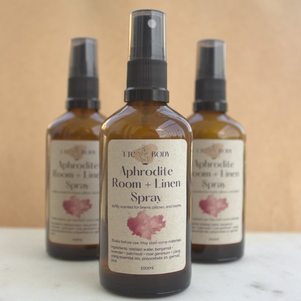 Room & Linen Spray | Scented with Essential Oils | Handmade in Australia