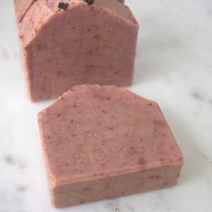 Wild Rosehip & Honey Soap Handmade Australian Artisan Soap Bar Zero Waste image 5