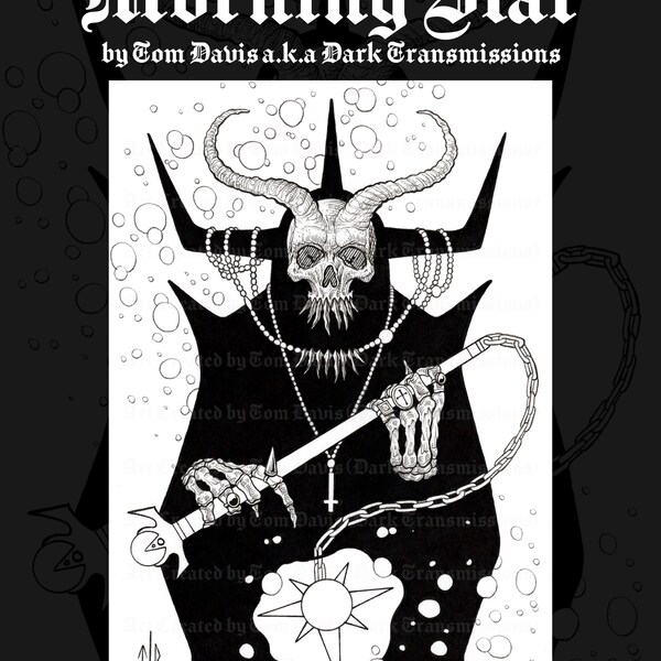 Morning Star (dark art print)