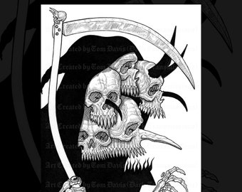 Reaper (Giclée dark art print)
