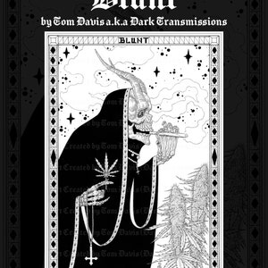 Blunt (Giclée dark art print)