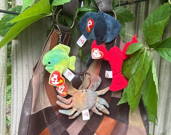 Upcycled Teenie Beanies | Nostalgic Bag Charm Keychains! [Decorative only]