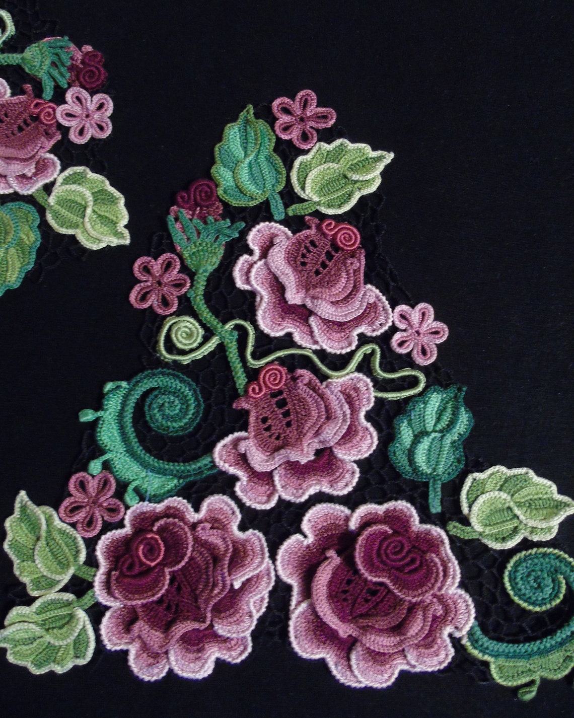 Master Class Crochet Pattern Dress Roses of Anna A | Etsy