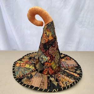 Witch hat, wizard hat, Druid, costume hat, Forest, woodland witch, Witch costume, LARP, Ren Faire, ren faire costume, wizard costume