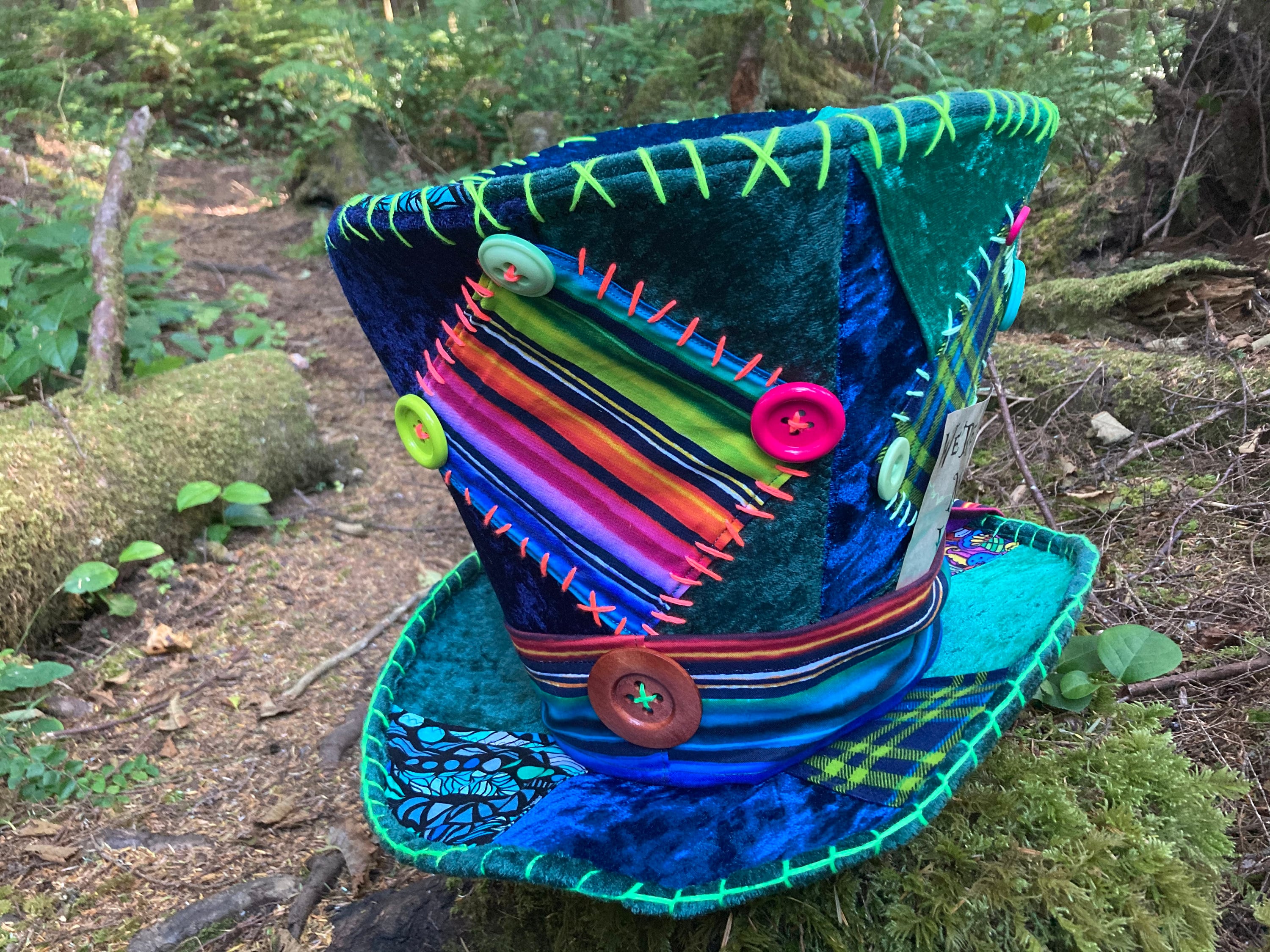 Mad Hatter Hat, Burning Man, Top Hat, Costume Hat, Festival  display picture 3