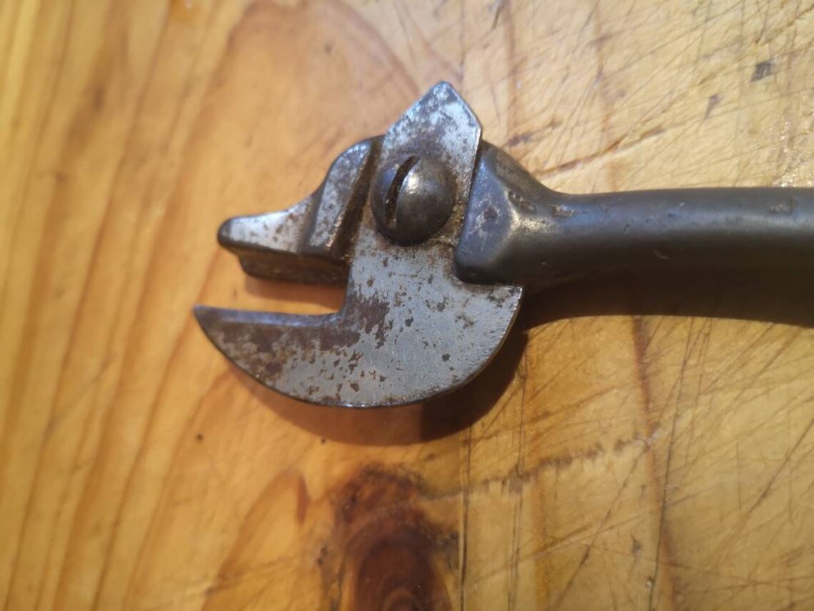 Antique Steel Tin Opener. Antique / Vintage Kitchen Utensils. Etsy