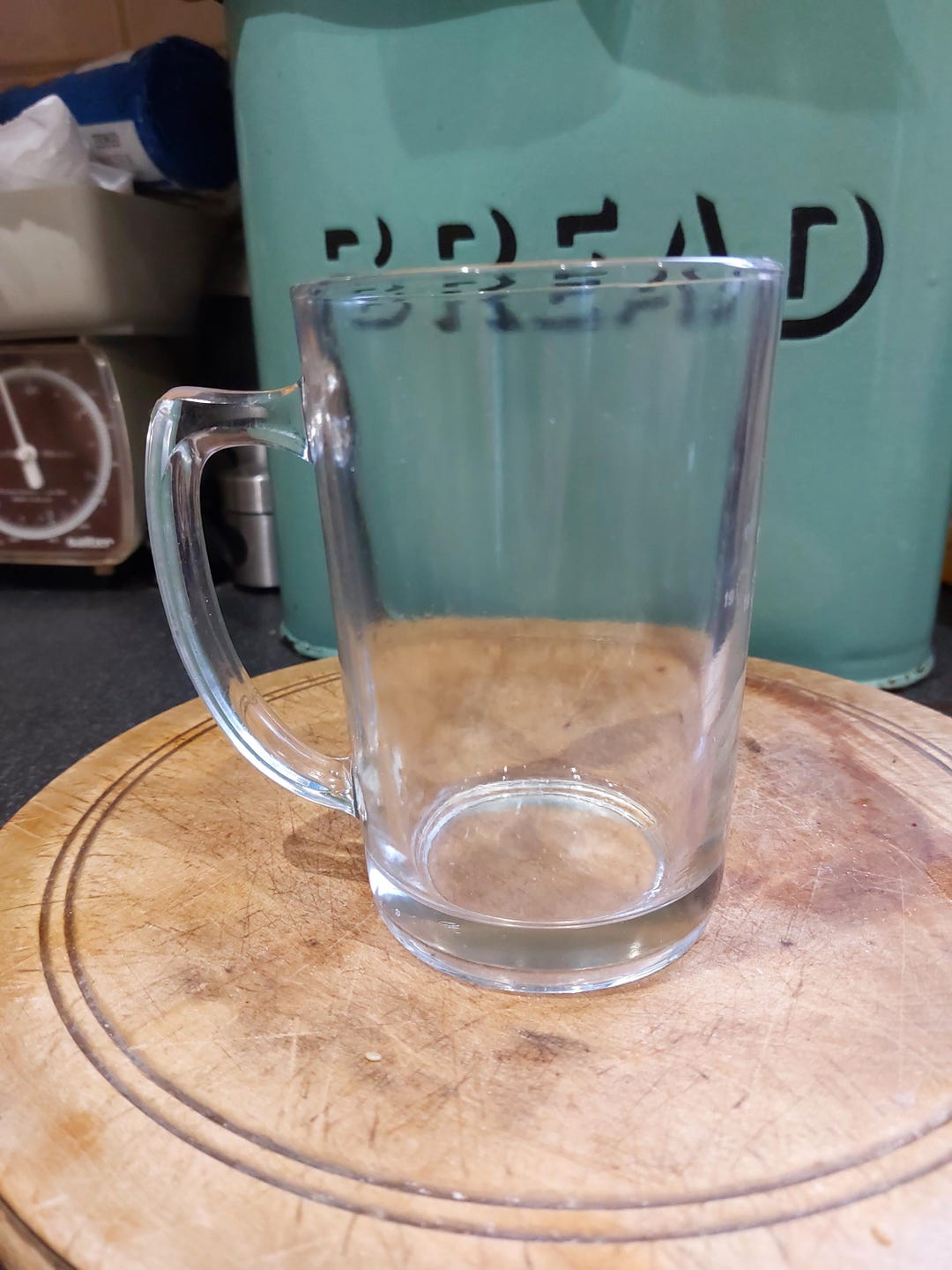 Vintage Pint Glass, Vintage Glass Tankard Manufactured in St Helens ...