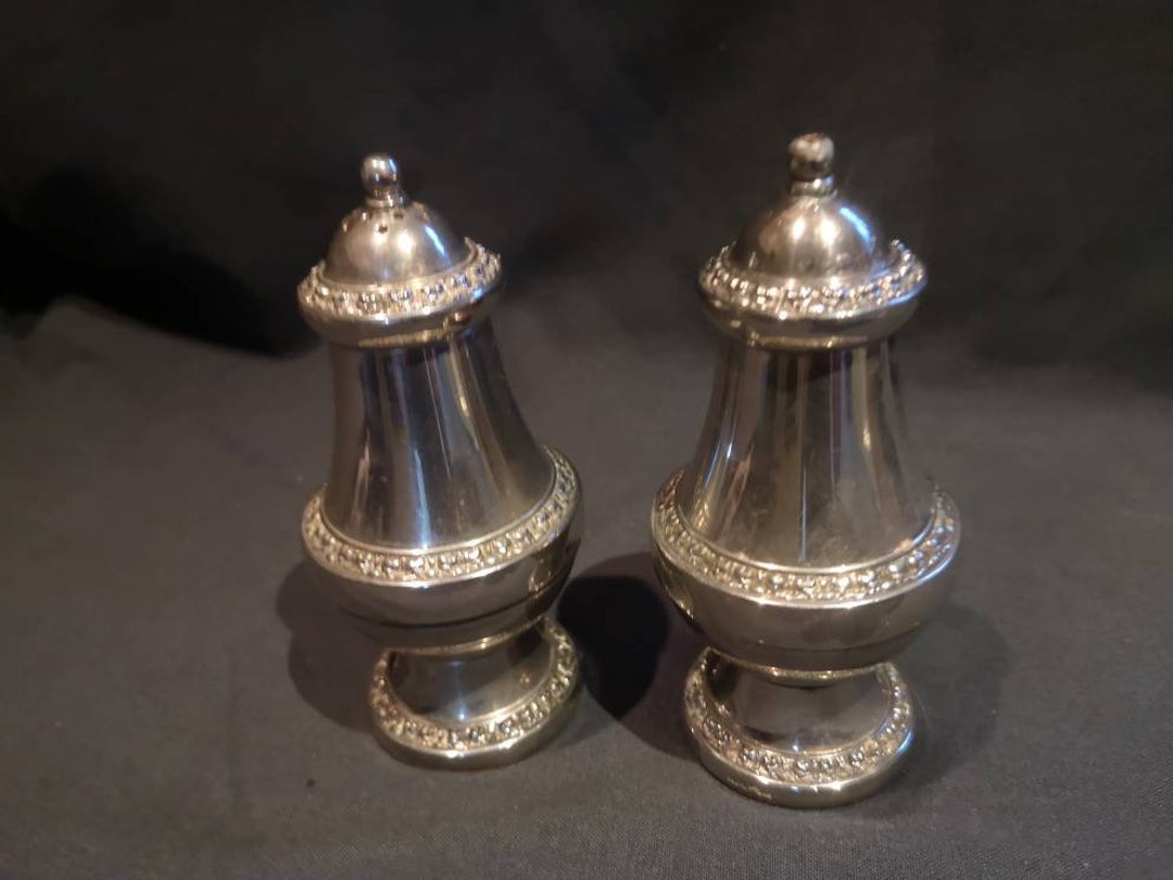 Vintage Silver Plated Ianthe Salt and Pepper Shakers. Vintage Etsy UK