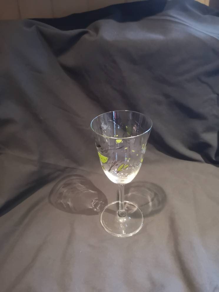 Modernist Ritzenhoff Wine Glass. Collectable Wine Glasses. Etsy