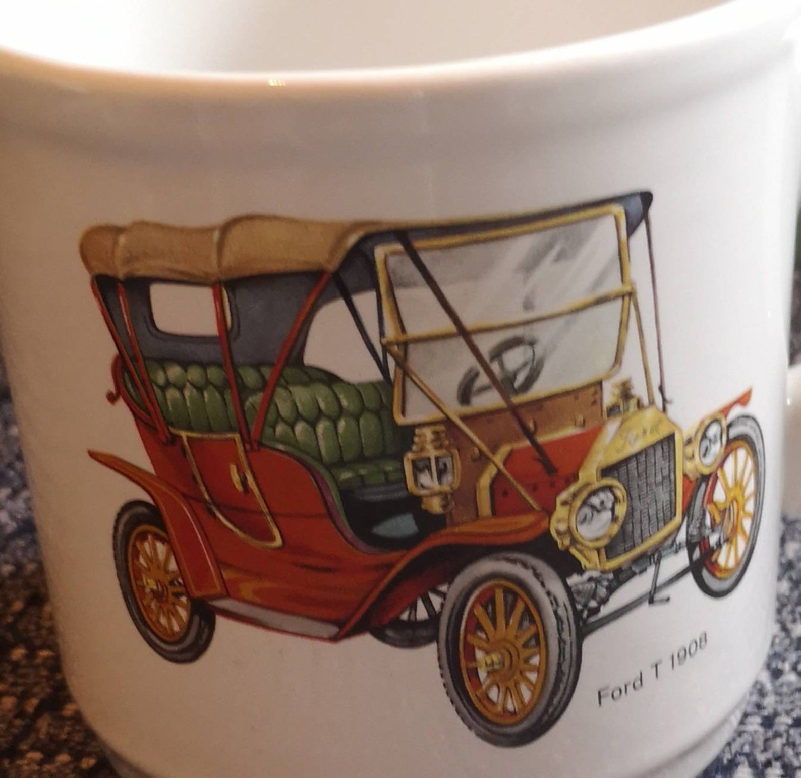Vintage 1970s Novelty Car Memorabilia Large Mug/beaker Etsy