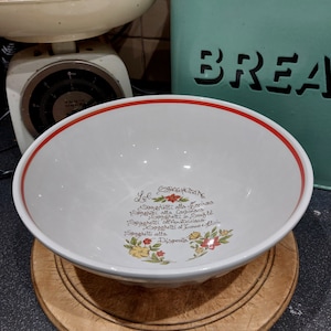 Vintage Ceramic Italian Spaghetti bowl made by La Primula. Vintage Pasta bowl. Italian ceramic pasta serving dish. image 4