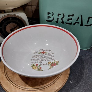Vintage Ceramic Italian Spaghetti bowl made by La Primula. Vintage Pasta bowl. Italian ceramic pasta serving dish. image 3