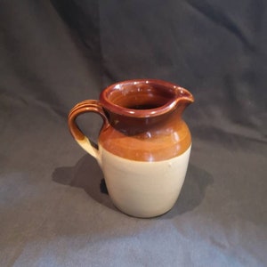 Vintage Stoneware Creamer Jug from Pearson&#39;s of Chesterfield. Vintage kitchen Stoneware. Vintage Kitchen Decor.